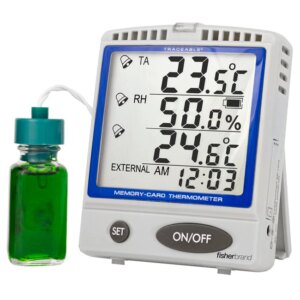 Fisherbrand™ Traceable™ メモリーカード 冷蔵庫/冷凍庫温度計(湿度計)