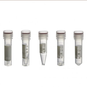 スクリューキャップ付チューブ書込面付滅菌済