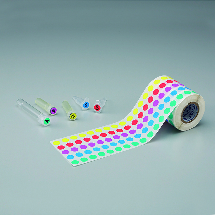 凍結保存用丸ラベル